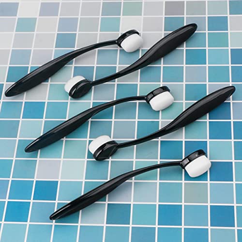 UNIMEIX 5 Pack Blending Brushes for Card Making Art Blending Tools Blender Brush Ink Blending Brushes for Crafts Black