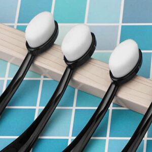 UNIMEIX 5 Pack Blending Brushes for Card Making Art Blending Tools Blender Brush Ink Blending Brushes for Crafts Black