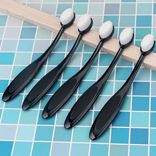 UNIMEIX 5 Pack Blending Brushes for Card Making Art Blending Tools Blender Brush Ink Blending Brushes for Crafts Black