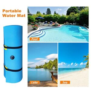 Floating Mat - Floating Mat for Lake - Water Mat - Lily Pad Floating Mat for Lake - Floating Water Mat, XPE Floating Island for Kids (7' x 3' x 1.3")