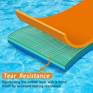 Floating Mat - Floating Mat for Lake - Water Mat - Lily Pad Floating Mat for Lake - Floating Water Mat, XPE Floating Island for Kids (7' x 3' x 1.3")