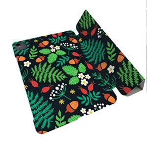 Cute Plants Tropical Leaves Pattern Case Compatible with All Generations iPad Air Pro Mini 5 6 11 inch 12.9 10.9 10.2 9.7 7.9 Plastic Fabric Cover Slim Smart Stand SN900 (8.3" Mini 6th gen)