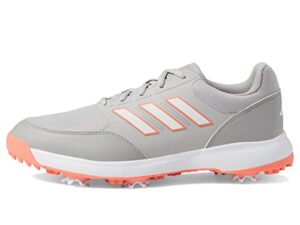 adidas women's w tech response 3.0 golf shoe, grey two/ftwr white/coral fusion, 7.5
