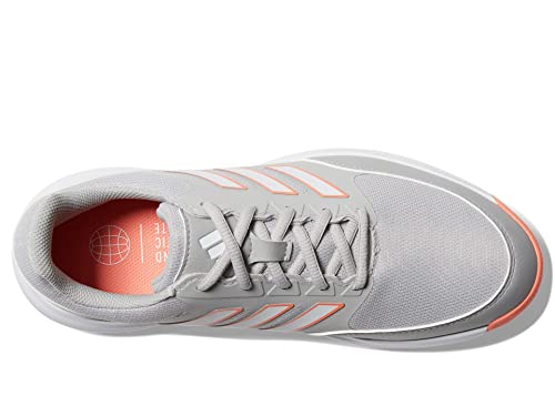 adidas Women's W TECH Response 3.0 Golf Shoe, Grey Two/FTWR White/Coral Fusion, 7.5