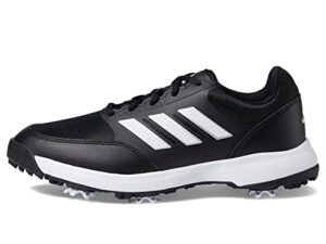 adidas women's w tech response 3.0 golf shoe, core black/ftwr white/silver met, 8