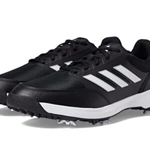 adidas Women's W TECH Response 3.0 Golf Shoe, core Black/FTWR White/Silver met, 8