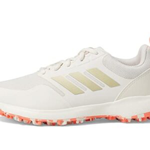 adidas Women's W TECH Response SL3 Golf Shoe, Chalk White/Silver met./Coral Fusion, 8.5