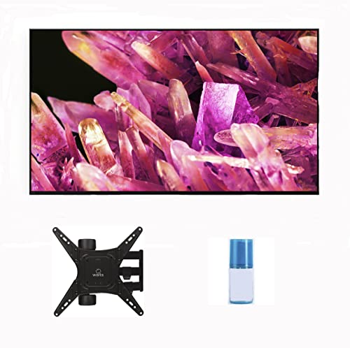 Sony XR65X90K 65" 4K Smart BRAVIA XR HDR Full Array LED TV with a Walts TV Medium Full Motion Mount for 32"-65" Compatible TV's and a Walts HDTV Screen Cleaner Kit (2022)