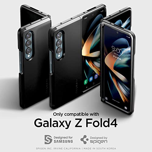 Spigen Tough Armor [Hinge Protection] Designed for Galaxy Z Fold 4 Case (2022) - Black