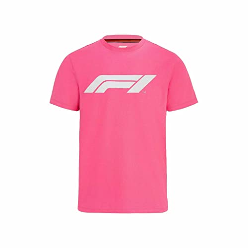 Formula 1 - Official Merchandise - Large F1 Logo T-Shirt - Pink - Size: XL