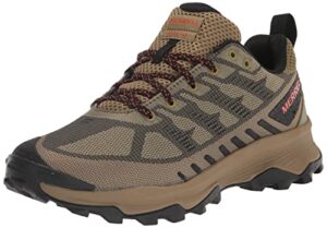 merrell men's speed eco hiking shoe, herb/coyote, 14