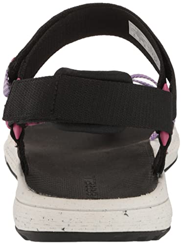 Merrell Women's Bravada Cord Wrap Sport Sandal, Black/FUCHSI, 8