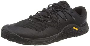 merrell men's trail glove 7 sneaker, black/black, 9.5