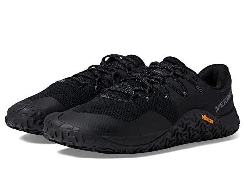 Merrell Women's Trail Glove 7 Sneaker, Black/Black, 7.5