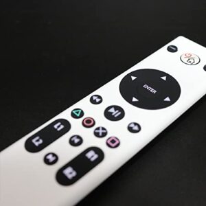 Replacement for Playstation Media Remote Control - White Color