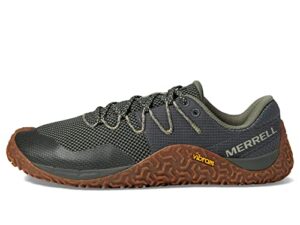merrell men's trail glove 7 sneaker, pine/gum, 9