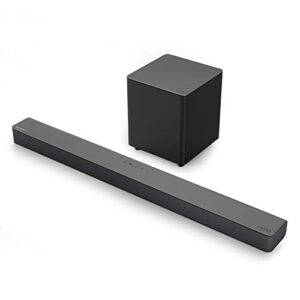 VIZIO M-Series 2.1 Immersive Sound Bar with 5 High-Performance Speakers, Dolby Atmos, DTS:X, Wireless Subwoofer and Alexa Compatibility, M215aw-K6, 2023 Model