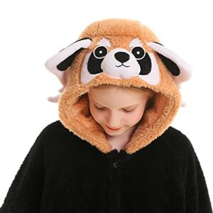 ATOZ Onesie for Kids, Animal Pajamas Halloween Cosplay Costume for Girls Boys, Raccoon 2-3T