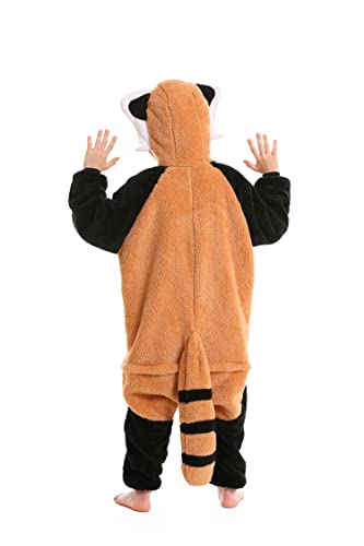 CuteOn Raccoon Onesie for Girls Boys Animal Costume Halloween Christmas for Height 130cm