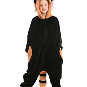 CuteOn Raccoon Onesie for Girls Boys Animal Costume Halloween Christmas for Height 130cm