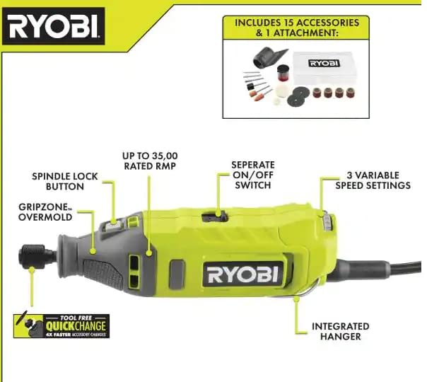 Ryobi 1.2 Amp Rotary Tool