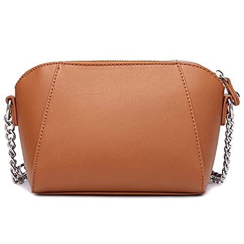 DAVIDJONES Faux Leather Hobo Purse and Wallet set for women Small Chain Crossbody Bags for Girls