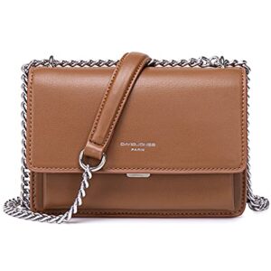 davidjones faux leather hobo purse and wallet set for women chain crossbody shoulder bags