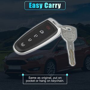 X AUTOHAUX 315MHz M3N5WY8609 Replacement Smart Proximity Keyless Entry Remote Key Fob for Ford Edge Explorer 2011-2015 for Lincoln MKS MKT MKX Navigator 5 Buttons with Door Key