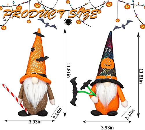 ROGENA Halloween Gnomes Halloween Gnome Halloween Home Decor Halloween Indoor Decorations Halloween Decorations