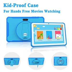 Kids Tablet 10.1 '' Android Toddler Tablet 2GB 32GB Tablet for Kids APP Preinstalled & Parent Control Kids Learning Education Tablet WiFi Camera,Netflix YouTube Hands-Free Watching(2022 Release),Blue