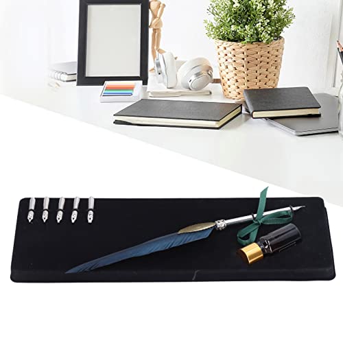 Calligraphy Pen Set Retro Delicate Texture Hollow Design Design Metal Pens with Nib for Home Office School