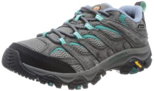 merrell women's walking hiking shoe, granite marine, 9