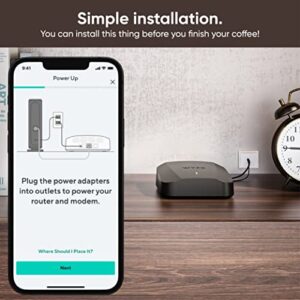 Wyze AXE5400 Tri-Band Wi-Fi 6E Mesh Router Pro, Covers up to 4000 Sq. Ft, 150+ Devices, Replaces Legacy Routers for Whole Home Coverage, Supports Wired Backhaul, 1x1 Gbps & 2x1 Gbps Ports - 2 Pack