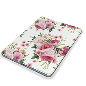 Cute Pink Roses Bouquet Flower case Compatible with iPad Mini Air Pro 7.9 8.3 9.7 10.2 10.9 11 12.9 inch Pattern Cover New 2022 2021 Trifold Stand 3 4 5 6 7 8 9 Generation 467 (10.2" 7/8/9 gen)