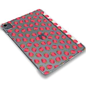 Cute Strawberries Kawaii Art case Compatible with iPad Mini Air Pro 7.9 8.3 9.7 10.2 10.9 11 12.9 inch Pattern Cover New 2022 2021 Trifold Stand 3 4 5 6 7 8 9 Generation 474 (10.2" 7/8/9 gen)