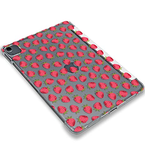 Cute Strawberries Kawaii Art case Compatible with iPad Mini Air Pro 7.9 8.3 9.7 10.2 10.9 11 12.9 inch Pattern Cover New 2022 2021 Trifold Stand 3 4 5 6 7 8 9 Generation 474 (10.2" 7/8/9 gen)