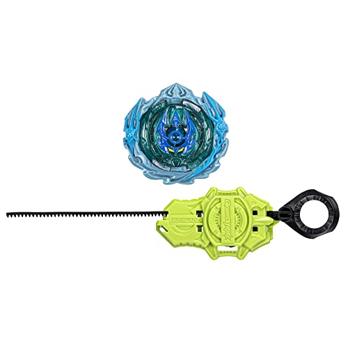 Beyblade Burst QuadStrike Hydra Poseidon P8 Spinning Top Starter Pack, Balance/Defense Type Battling Game with Launcher, Kids Toy Set