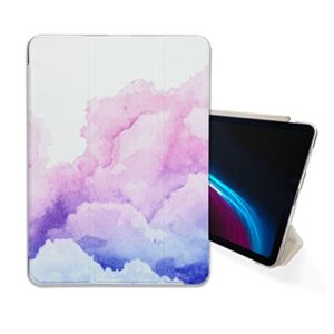 Cute Landscape Pink Clouds case Compatible with iPad Mini Air Pro 7.9 8.3 9.7 10.2 10.9 11 12.9 inch Pattern Cover New 2022 2021 Trifold Stand 3 4 5 6 7 8 9 Generation 493 (10.2" 7/8/9 gen)