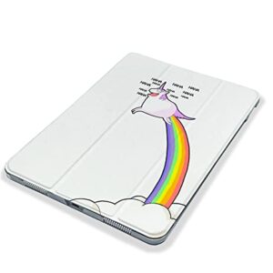 Kawaii Rainbow Cute Unicorn case Compatible with iPad Mini Air Pro 7.9 8.3 9.7 10.2 10.9 11 12.9 inch Pattern Cover New 2022 2021 Trifold Stand 3 4 5 6 7 8 9 Generation 492 (9.7" 5/6 gen)