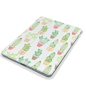 Kawaii Cactus Cute Painted case Compatible with iPad Mini Air Pro 7.9 8.3 9.7 10.2 10.9 11 12.9 inch Pattern Cover New 2022 2021 Trifold Stand 3 4 5 6 7 8 9 Generation 502 (7.9" Mini 4/5)