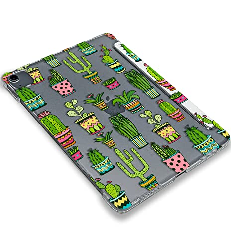 Kawaii Cactus Blossom Flowers case Compatible with iPad Mini Air Pro 7.9 8.3 9.7 10.2 10.9 11 12.9 inch Pattern Cover New 2022 2021 Trifold Stand 3 4 5 6 7 8 9 Generation 501 (10.2" 7/8/9 gen)