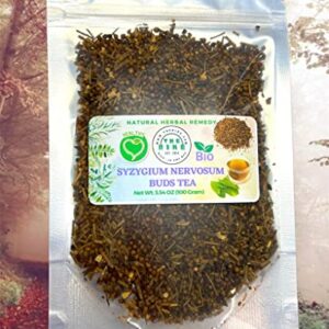 Nu Voi Herbal Tea 100 Gram Syzygium Nervosum Tea Cleistocalyx Operculatus C. Nervosum for Antioxidants, Skin Health, Stress Relief, Boost Energy, Immune System
