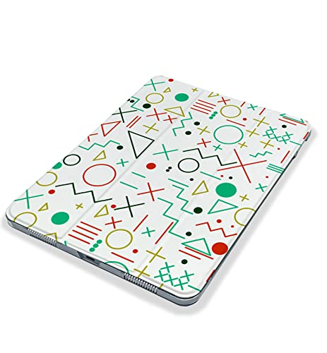 Cute Abstract Geometric Shapes case Compatible with iPad Mini Air Pro 7.9 8.3 9.7 10.2 10.9 11 12.9 inch Pattern Cover New 2022 2021 Trifold Stand 3 4 5 6 7 8 9 Generation 531 (11" Pro 1/2/3 gen)