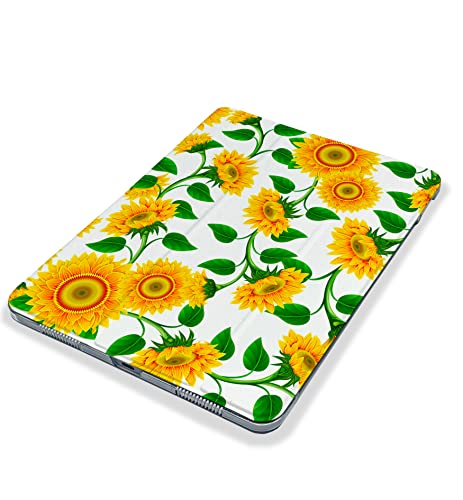 Cute Sunflower Yellow Flowers case Compatible with iPad Mini Air Pro 7.9 8.3 9.7 10.2 10.9 11 12.9 inch Pattern Cover New 2022 2021 Trifold Stand 3 4 5 6 7 8 9 Generation 535 (9.7" 5/6 gen)