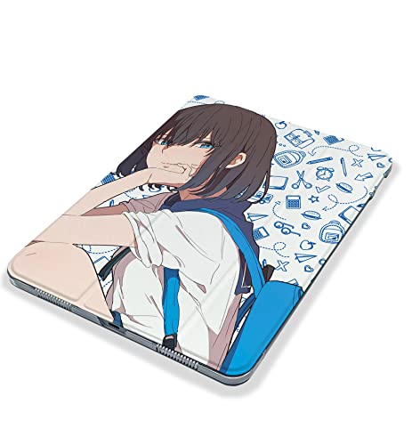Cute Anime Kawaii Schoolgirl case Compatible with iPad Mini Air Pro 7.9 8.3 9.7 10.2 10.9 11 12.9 inch Pattern Cover New 2022 2021 Trifold Stand 3 4 5 6 7 8 9 Generation 538 (12.9 Pro 3/4/5 gen)