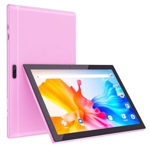 tablets 10 inch tablet android, 64gb rom & 512gb expand, 2+8mp dual camera, wifi, bluetooth, 1280x800 ips touch screen computer tablet pc, 6000mah battery, google gms certified tablet, pink