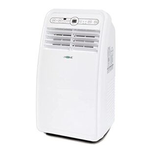 Uhome Portable Air Conditioner, 8000 BTU Compact AC Unit with Cooling, Dehumidifier, Fan, Remote Control and Window Mount Kit Included, White