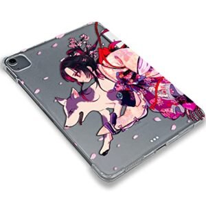 Cute Anime Girl Kawaii Sakura case Compatible with iPad Mini Air Pro 7.9 8.3 9.7 10.2 10.9 11 12.9 inch Pattern Cover New 2022 2021 Trifold Stand 3 4 5 6 7 8 9 Generation 548 (9.7" 5/6 gen)