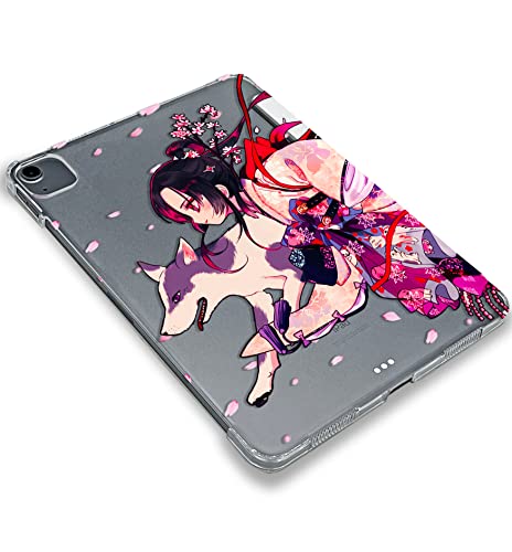 Cute Anime Girl Kawaii Sakura case Compatible with iPad Mini Air Pro 7.9 8.3 9.7 10.2 10.9 11 12.9 inch Pattern Cover New 2022 2021 Trifold Stand 3 4 5 6 7 8 9 Generation 548 (9.7" 5/6 gen)