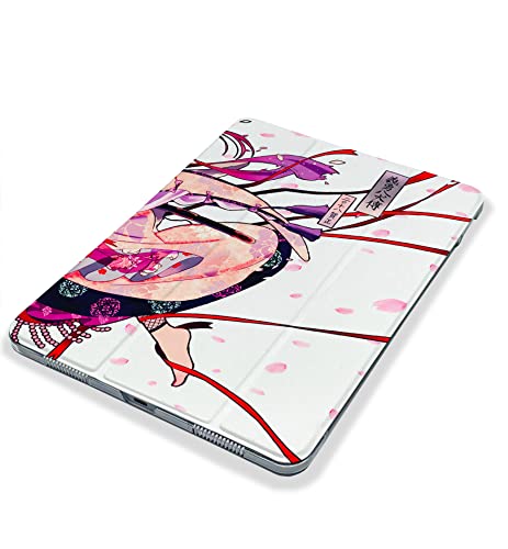 Cute Anime Girl Kawaii Sakura case Compatible with iPad Mini Air Pro 7.9 8.3 9.7 10.2 10.9 11 12.9 inch Pattern Cover New 2022 2021 Trifold Stand 3 4 5 6 7 8 9 Generation 548 (9.7" 5/6 gen)